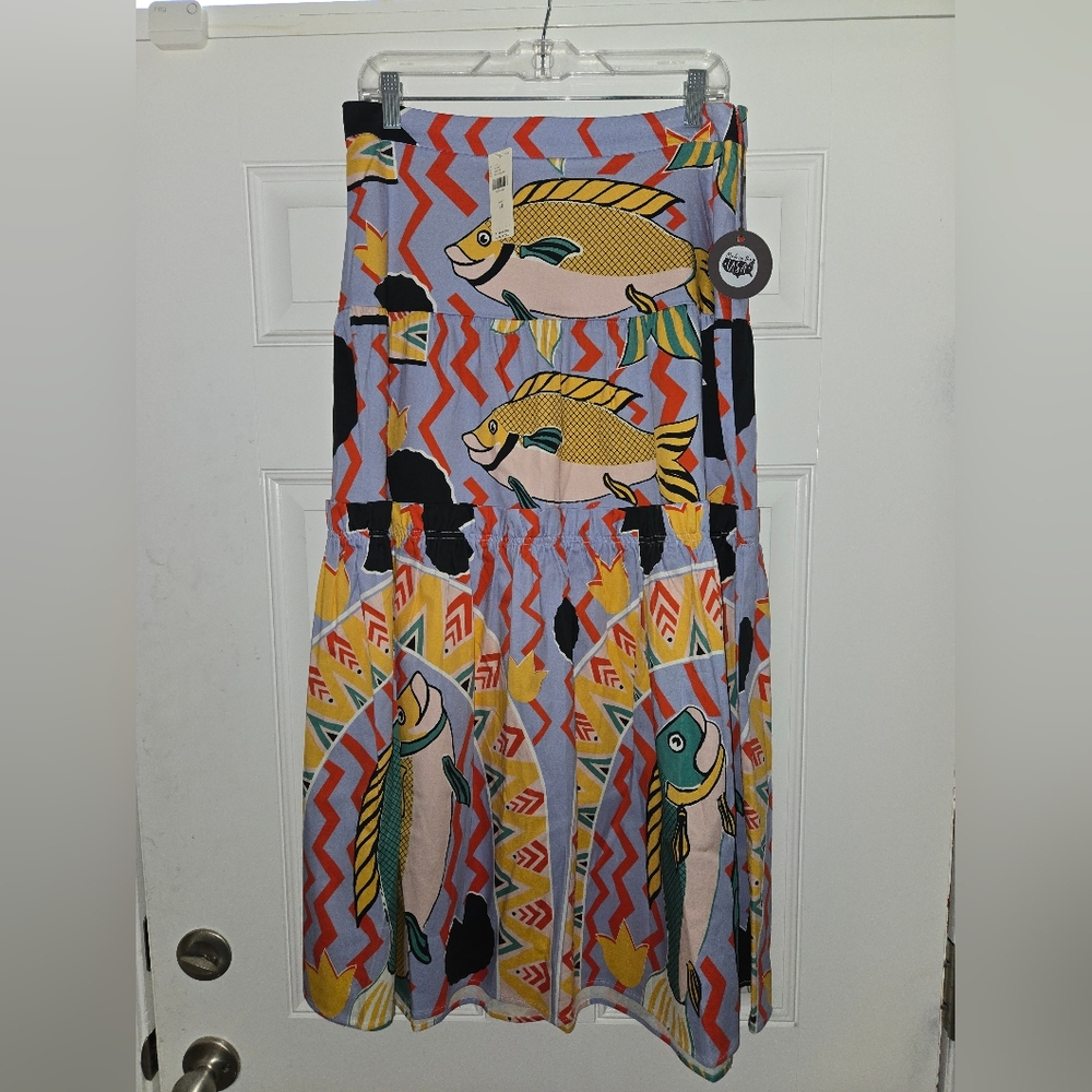 Anthropologie Fish Fry Skirt - Picture 3 of 4